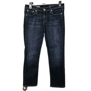 AG Adriano Goldschmied Stevie Low Rise Slim Straight Crop Jeans‎ Women's 29x23.5